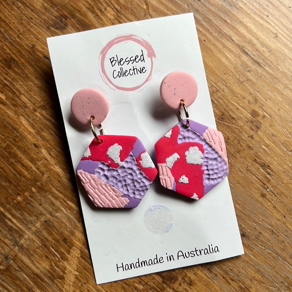 Blessed collective earrings.